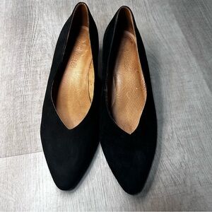 Madewell Black Suede Heels